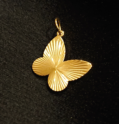 Charm Papillon doré